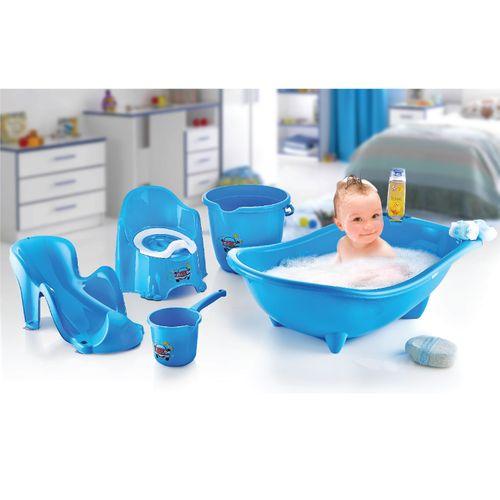Dunya Ensemble de 5 pièces pour baignoire bébé en plastique Dunya