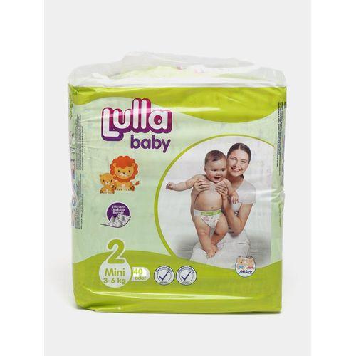 Lulla Baby Couche ECO Mini - 1 Paquet de 40 Pieces Taille 2 (3-6Kg) pour bébés de 3 à 6 mois