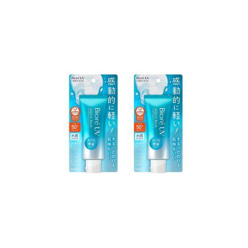 Lot de 2 protections solaires BIORE UV Aqua Rich Watery SPF50+ PA++++