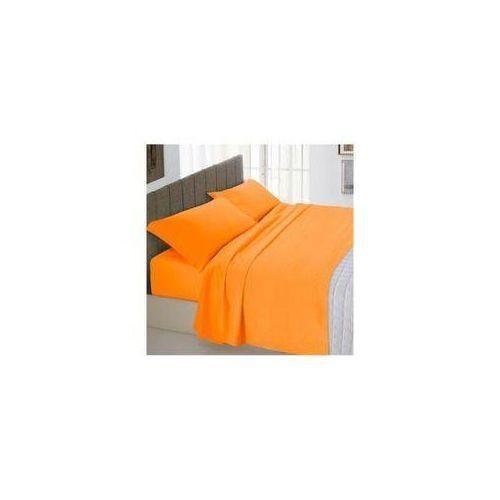 Drap coton et 2 taies d'oreillers Orange - Lit double