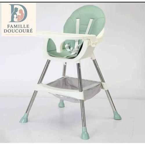 Chaise Haute Évolutive – Confort, Sécurité et Style pour les Repas de Bébé