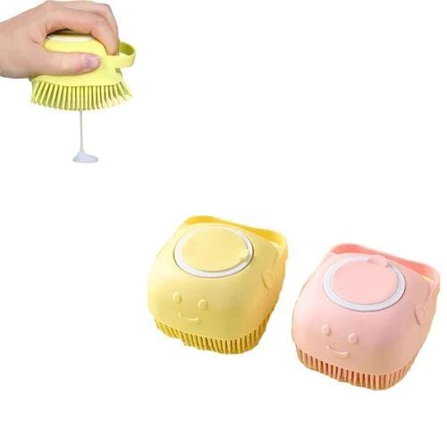 White Label Pack de deux mini brosse de visage de bain de soin personnel lavant un visage
