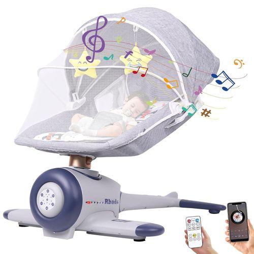Balançoire Bébé Électrique pour Bébé 0-6 Mois