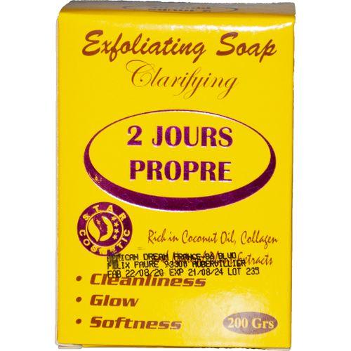 2 JOURS PROPRE Savon Gommant Eclaircissant