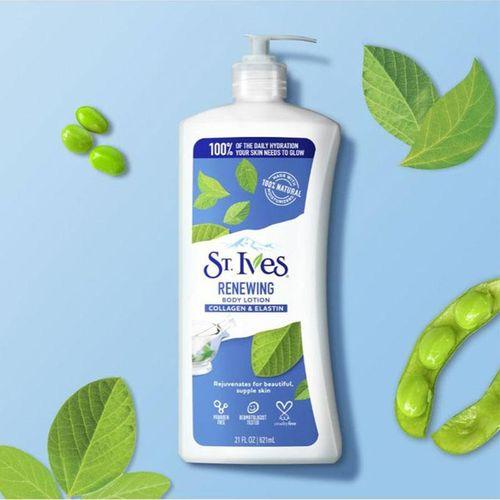 St Ives Lotion corporelle régénératrice au collagène et à l'élastine de St. Ives – 621 ml