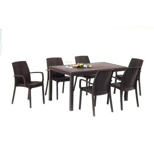 Table a manger+6chaise 89x150