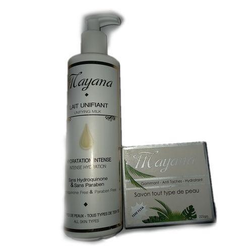 MAYANA Gamme Mayana -1 lait de corp+ 1 savons gommant