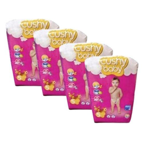 Cushy Baby Couche Jumbo Junior - 4 Paquets de 52 Pieces - Taille 5 (11-25kg)
