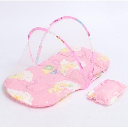 Moustiquaire portable pliable pour lit de bébé, avec tapis, oreiller pour enfants