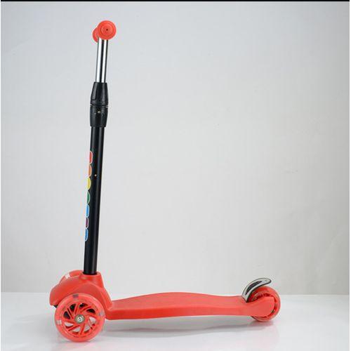 Louna Trottinette rouge Pliable à 3 Roues avec Flash Lumineux
