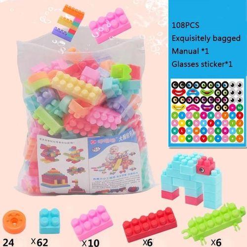 108pcs/set jouets éducatifs DIY constructeur