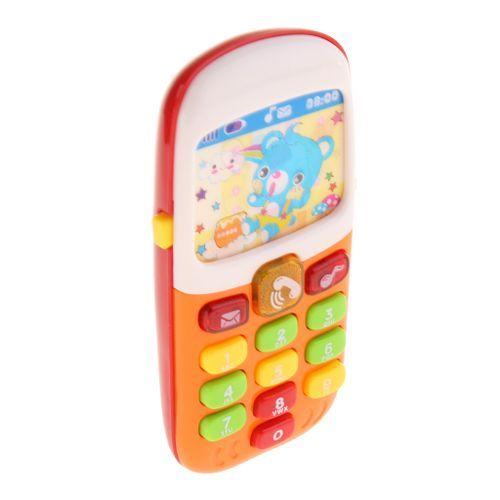 Enfants Enfants Téléphone Mobile Électronique Apprentissage Précoce Flash Musique Jouet