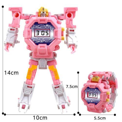 Louna Montre déformation: jouet -montre transformation pour enfants 3-en-1_Rose