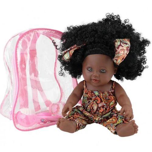 Poupée africaine30cm +sac+accessoires