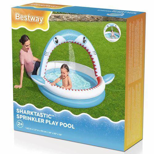 Bestway Piscine de jeu avec arroseur Sharktastic 1.63*1.27*092m