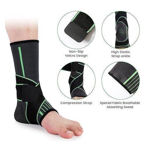 Chevillère de compression réglable pour homme et femme