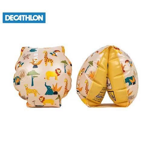 Nabaiji Brassards De Piscine Enfants Beige Imprimé "Savane " 11-30 Kg