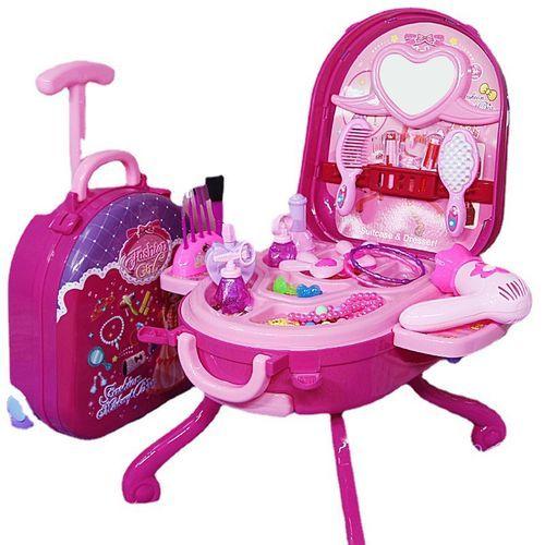 Jouet petite fille valisette Rose
