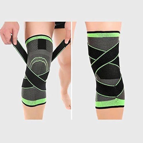 Genouillères en tissu 3D Beada pour randonnée, cyclisme, soutien du genou,
