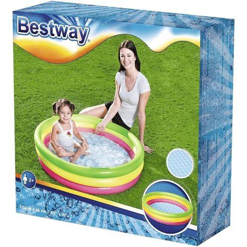 Bestway Piscine gonflable hors-sol d'été 102 x 25 cm