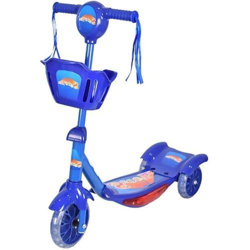 Trotinette- Scooter Bleu à hauteur réglable 3 roues pour enfants de 3 A 8 ans