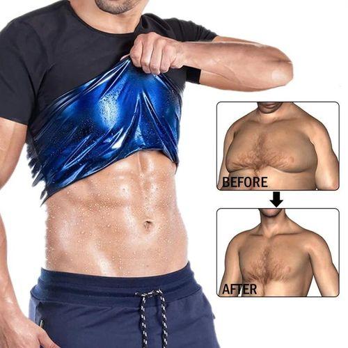 T-Shirt amincissant de sauna pour homme