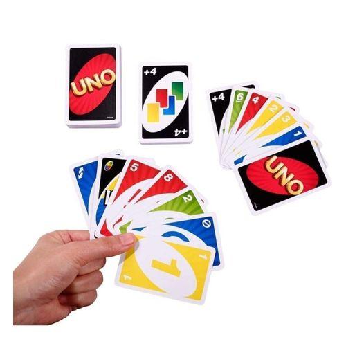 Jeu de cartes MUESO UNO - Jeu de cartes Uno pour 7 ans et plus pour adultes, ensemble de 108 cartes