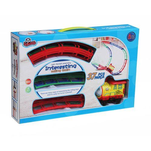 Train Farfelu Multicouleur 37 pièces