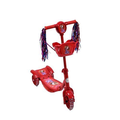 Trotinette- Scooter Rouge à hauteur réglable 3 roues pour enfants de 3 A 8 ans