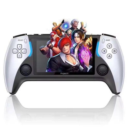 Console de jeux project X 4,3 pouce avec plusieurs jeux à l'extérieur rechargeable