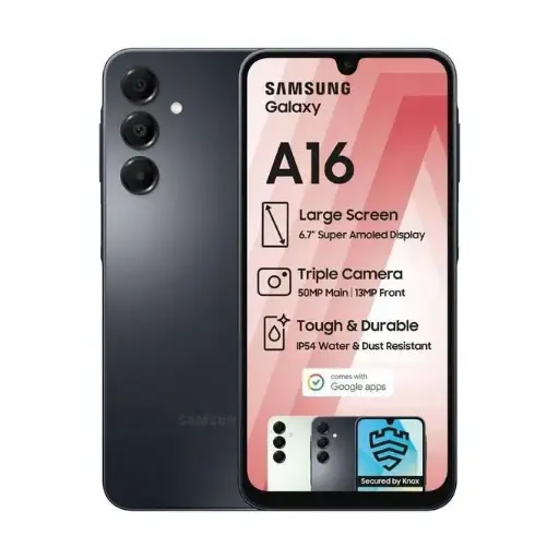Samsung Galaxy A16 - RAM 4Go - ROM 128Go – Black 
