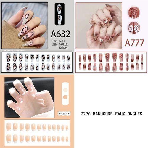 72 faux ongles