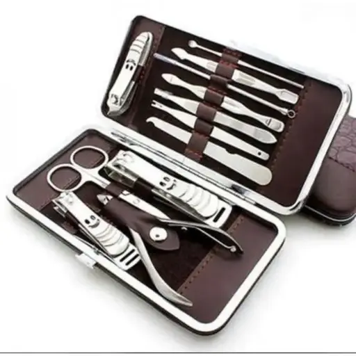 kit Pédicure Coupe-ongles - Ensemble de beauté - 12 pièces