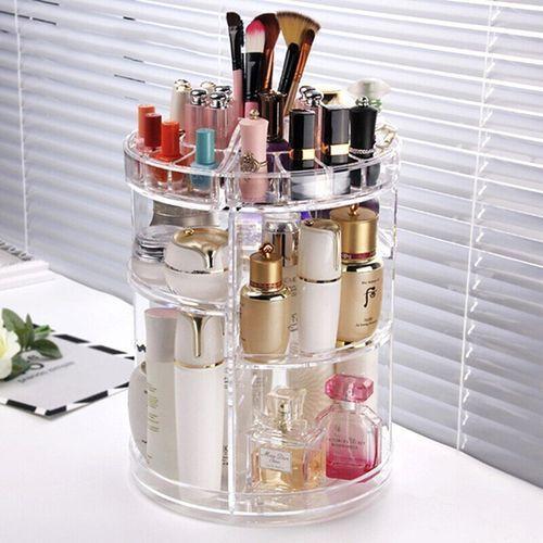 Boite de rangement cosmétique - rotatif de 360 degré