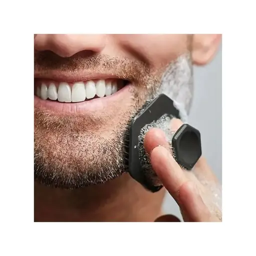 Brosse Pour Le Visage En Silicone, Brosse/masseur Nettoyante Pour Le Visage, Douce, Exfoliante-Noir