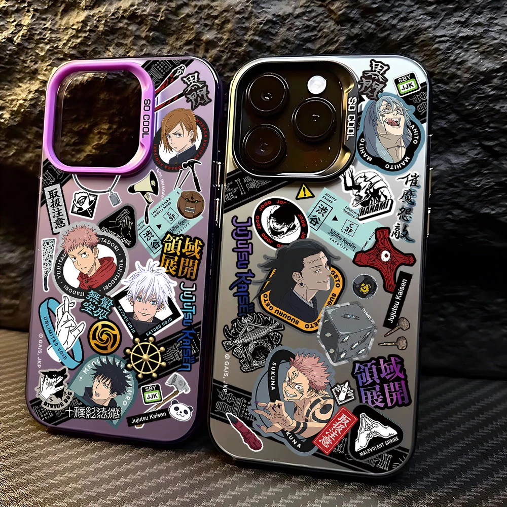 Jujutsu Kaisen Gojo Satoru étui pour Samsung Galaxy S24 S23 S22 S21 S20 Note20 Ultra Plus FE M31 5G mat antichoc couverture arrière