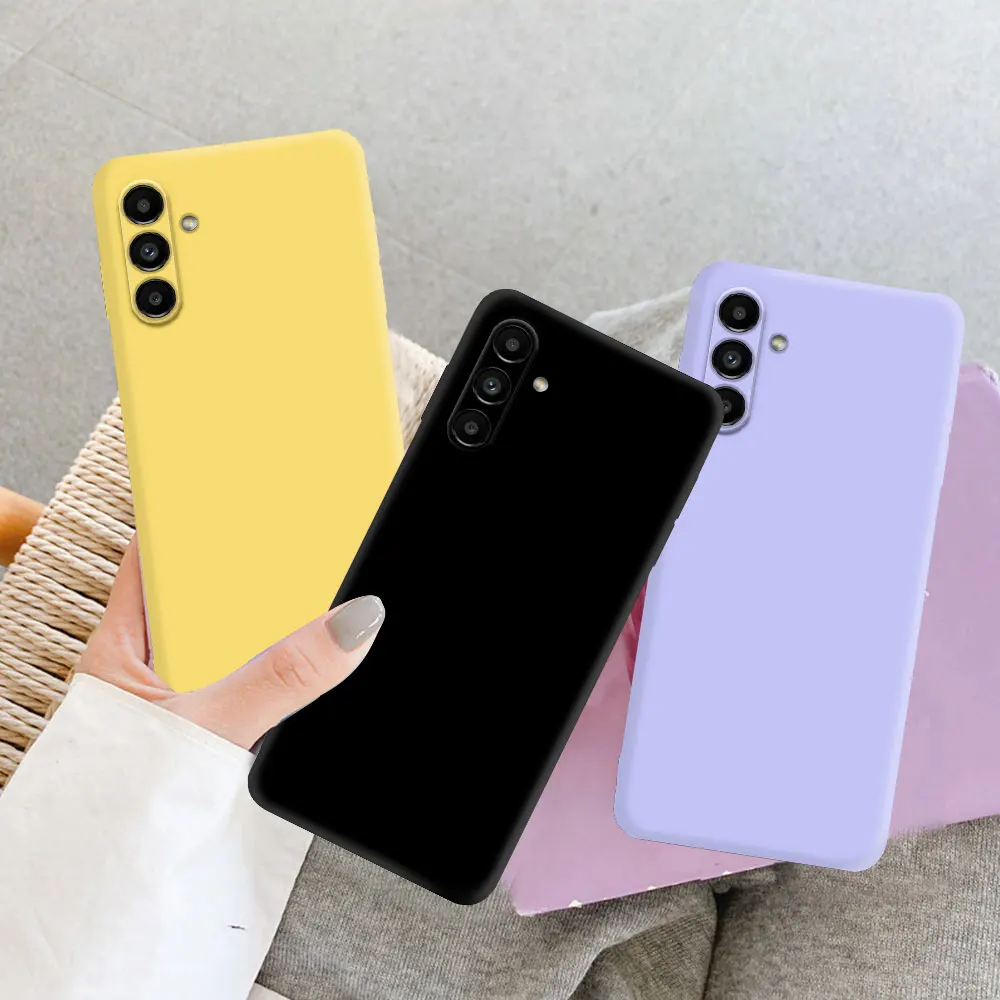 Pour Samsung A14 étui couverture arrière en Silicone liquide pour Samsung Galaxy A14 5G Fundas Coque