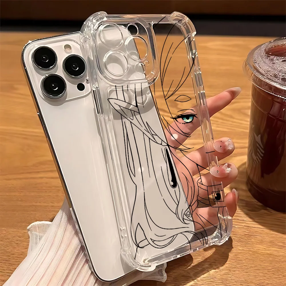 Coque de téléphone avec dessin animé japonais Frieren, étui Anti-chute transparent pour Samsung Galaxy S25 S24 S23 S22 S21 S20 Note20 FE Ultra Plus 4G 5G