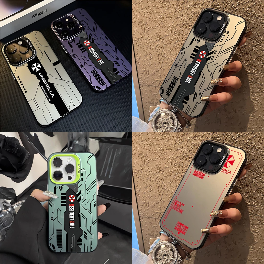 Coque de téléphone à motif ResidentS EvilS Crisises, étui mat Anti-chute pour iPhone 16e 16 15 14 13 12 11 mini Pro Max X XSMAX 8 7 Plus