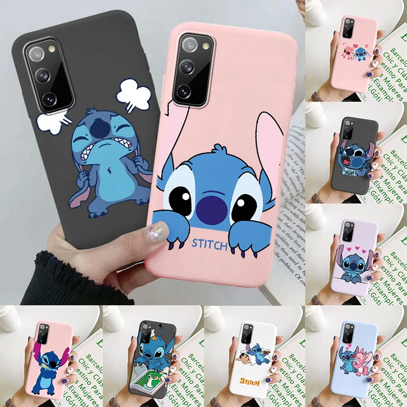 Étui Stitch pour Samsung Galaxy S20 S 20 FE Plus, housse de protection Ultra, dessin animé, Silicone souple, Funda pour pare-chocs SamsungS20
