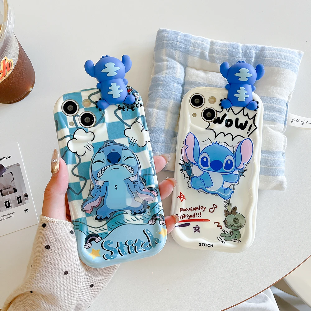 Coque de téléphone souple ondulée avec poignée de tête, support Tok, pour Huawei Y9S Y70 Nova 11i 12 10 SE 9 P40 Lite P60 Honor X6 X7A X8B 50 70 90
