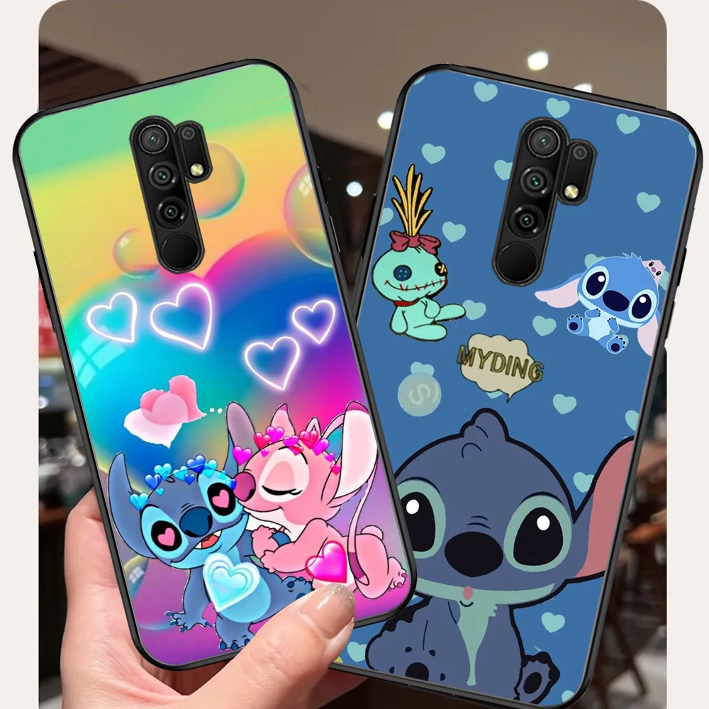 Coque F-93 Love Stitch pour Xiaomi POCO X2 Redmi K20 K30i 8A 8T Note 8 9 Prime Pro 5G