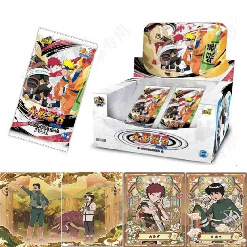2025 KAYOU Anime cartes Naruto originales T4w7 chapitre de la boîte de tableau ajouté rare SE SP AR cartes de Collection jouet cadeaux de noël