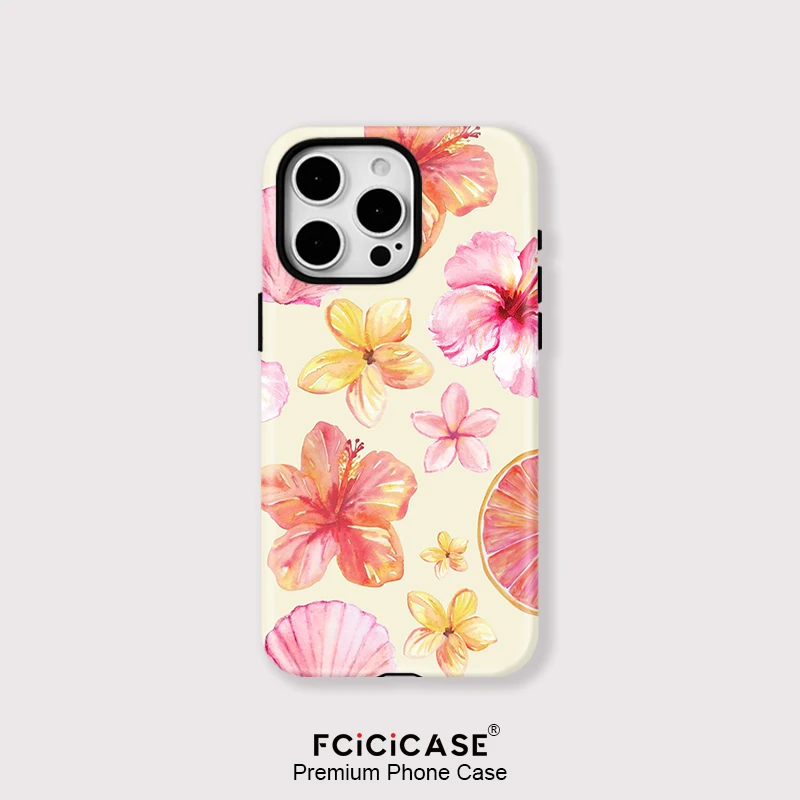 Pour Magsafe 2 en 1 motif de fleur étui pour iPhone 11 12 Pro 13 14 Plus 15 16 Pro Max luxe magnétique antichoc couverture de téléphone