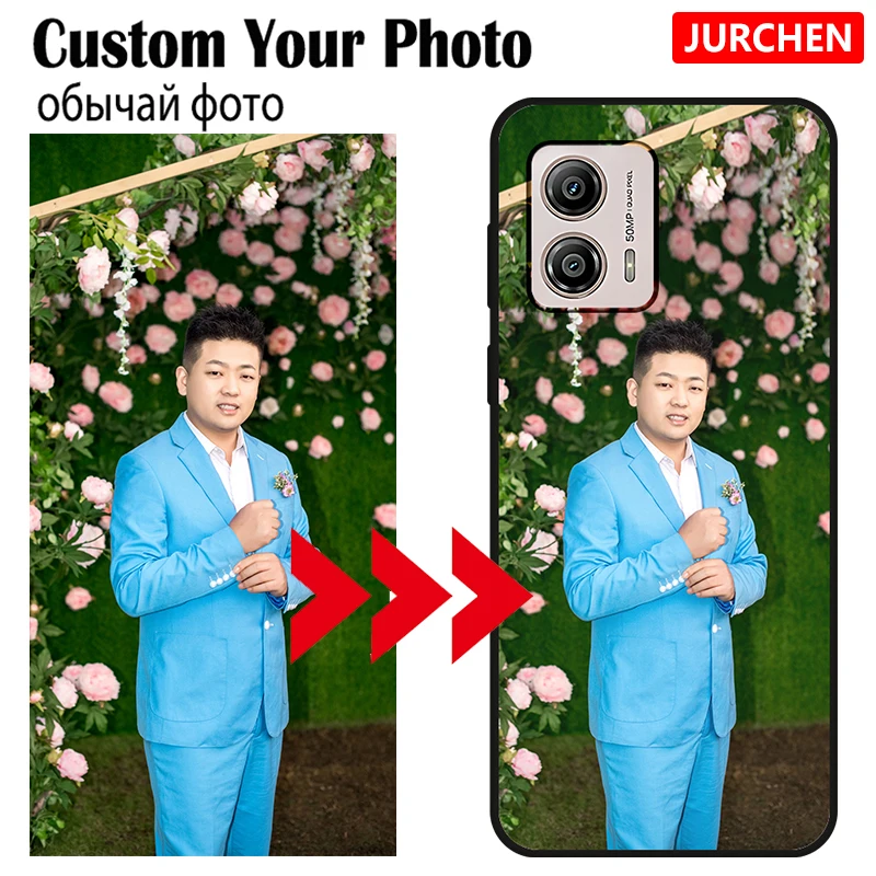 Coque Photo personnalisée pour Motorola Moto Edge G E 30 20 40 E40 E20 E30 E13 E32 X30 X40 S30 Pro Lite E32S E22 E22i E22S 2021 5G
