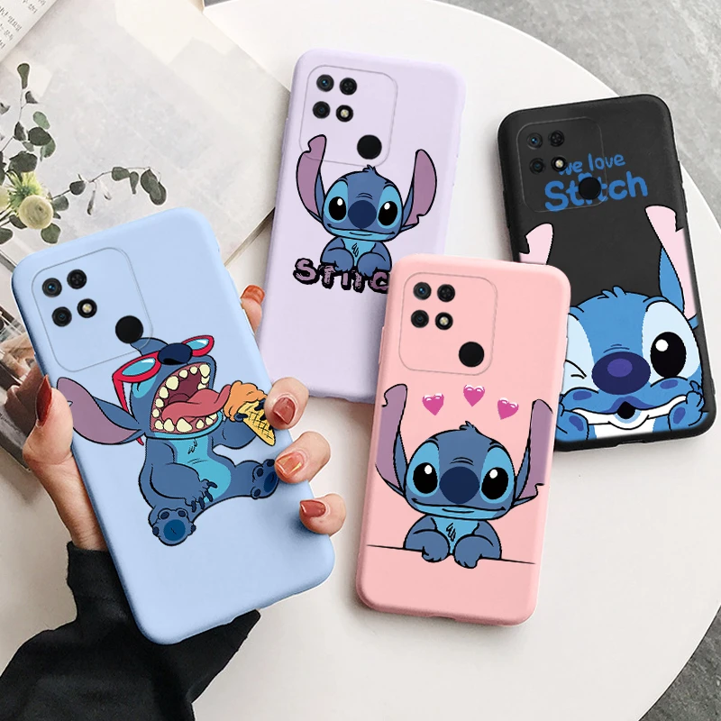 Coque de téléphone pour Redmi 10C couverture arrière point drôle amour dessin animé Silicone souple Funda pour Redmi10C 10 C Coque sacs Coque pare-chocs Capa