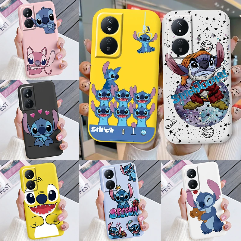 Pour Honor X7b 4G 5G coque de téléphone en Silicone souple antichoc Super mignon point amour? housse pour HonorX7b coque Honor X 7b coque pare-chocs
