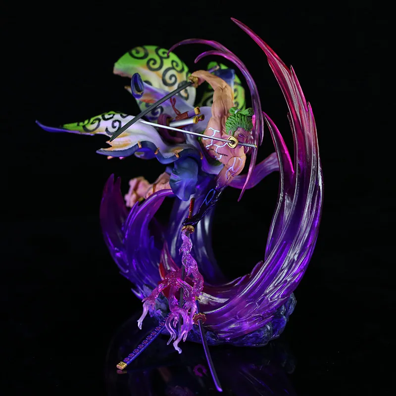 Figurine de dessin animé une pièce Gk Ghost Island Sakura Roronoa Zoro, Pvc brillant, 24cm, Collection de figurines d'action, modèles de jouets, cadeaux pour enfants