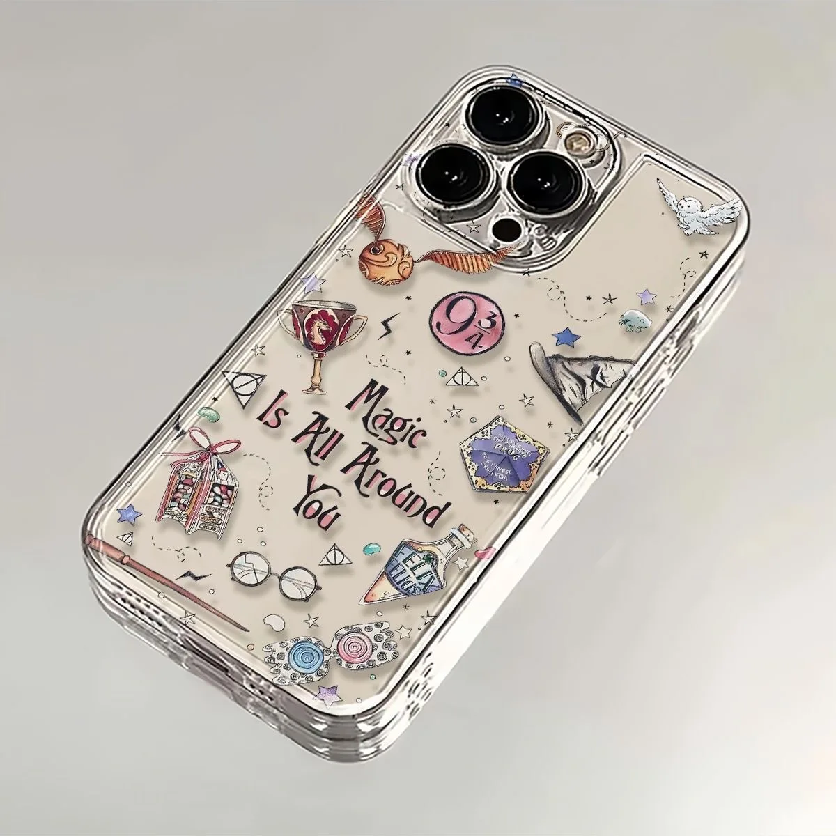 Coque de téléphone Art Potters Wand Harries, étui transparent en TPU souple pour Samsung S24 S23 S22 S21 S20 S10 FE Note20 Note10 Plus Ultra Lite 5G