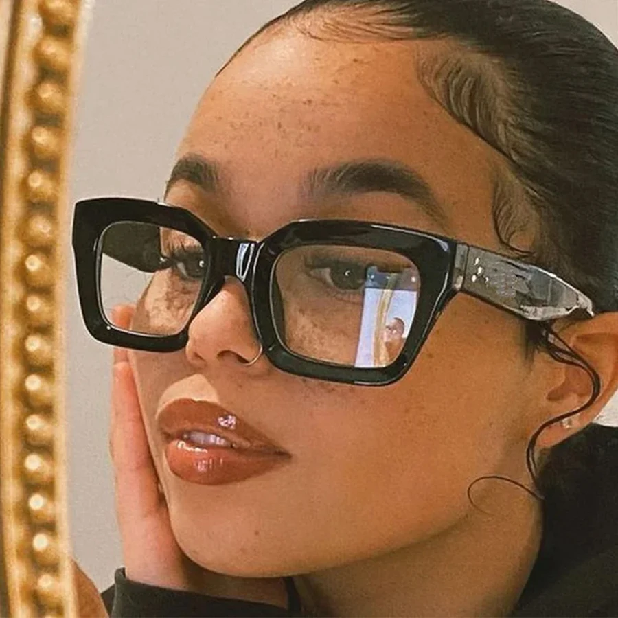 Lunettes de myopie carrées respirantes pour hommes et femmes, lunettes anti-bleu, lunettes de myopie en plastique, 0 à-4.0, nouveau